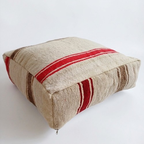 Pouf kilim marocchino fatto - kilim,