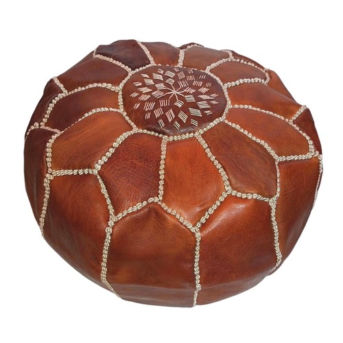 Pouf pelle marocchina - in,